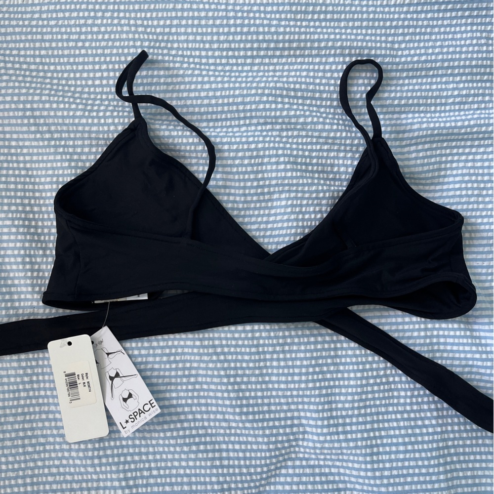 NWT L*SPACE CHLOE WRAP TOP - Picture 2 of 6